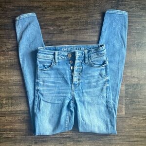 American Eagle Button Up Skinny Jean | 0R